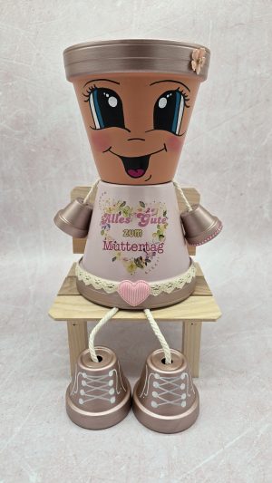Alles Gute zum Muttertag Tonpuppe