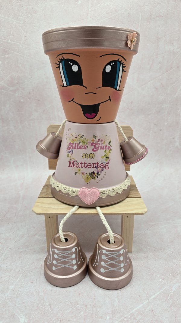 Alles Gute zum Muttertag Tonpuppe