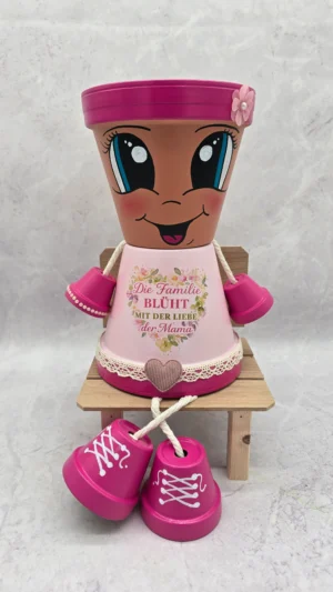 Die Familie blüht mit der Liebe der Mama