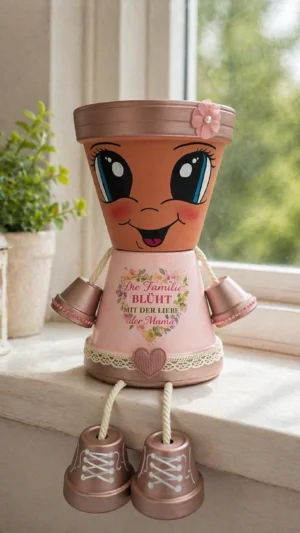 Die Familie blüht mit der Liebe der Mama