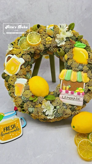 Zitronen-Limonade Kranz