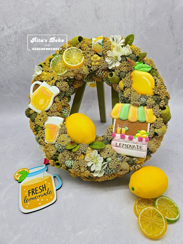 Zitronen-Limonade Kranz