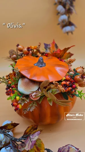 Keramikkürbis Olivia