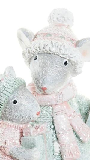 Wintermäuse mit Schlitten