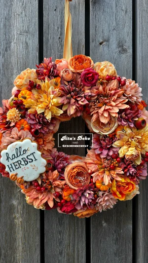 Blütenpracht Herbstkranz