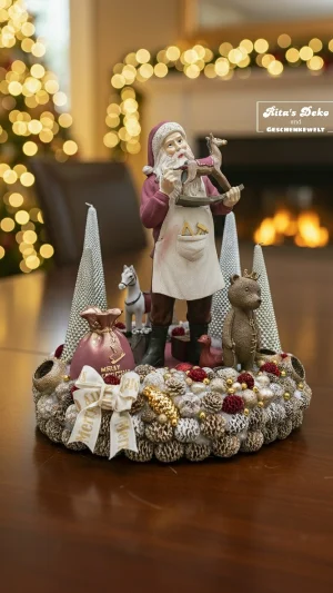 Der Weihnachtsmann in seiner Werkstatt