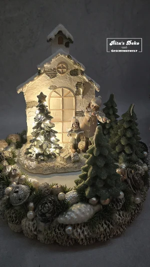 Weihnachtsmelodie am Waldrand