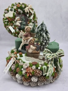 Adventskranz „Winterbären“