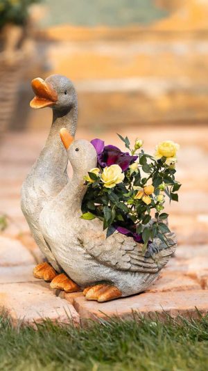 Pflanzer "Gänsepaar"