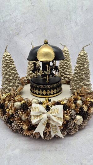 Adventskranz mit Karussel