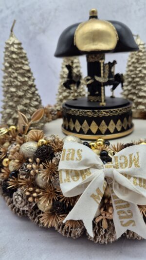 Adventskranz mit Karussel